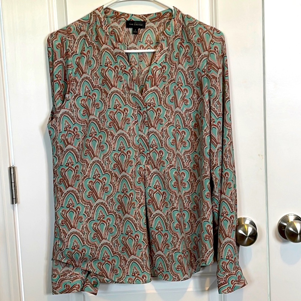The Limited patterned sheer top